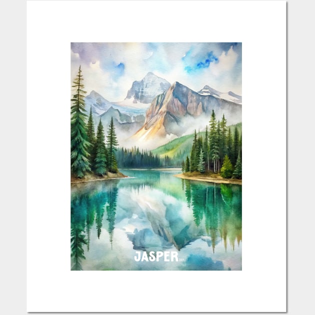 Jasper National Park Wall Art by Surrealcoin777